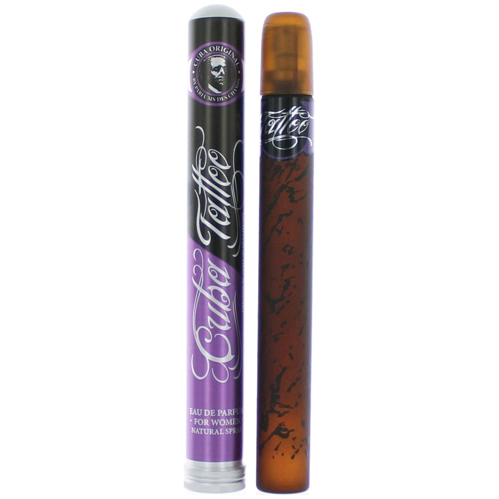 Bottle of Cuba Tattoo by Cuba, 1.17 oz Eau De Parfum Spray for Women